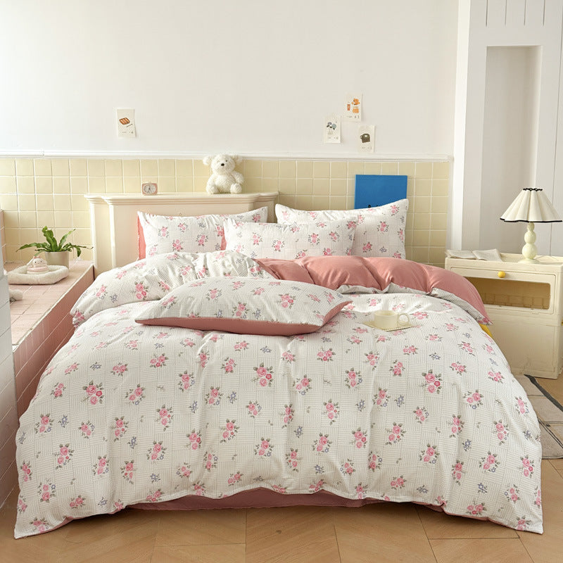 Playful Cartoon Animal-Themed Bedding Set Homeandso