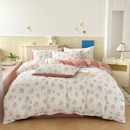 Playful Cartoon Animal-Themed Bedding Set Homeandso