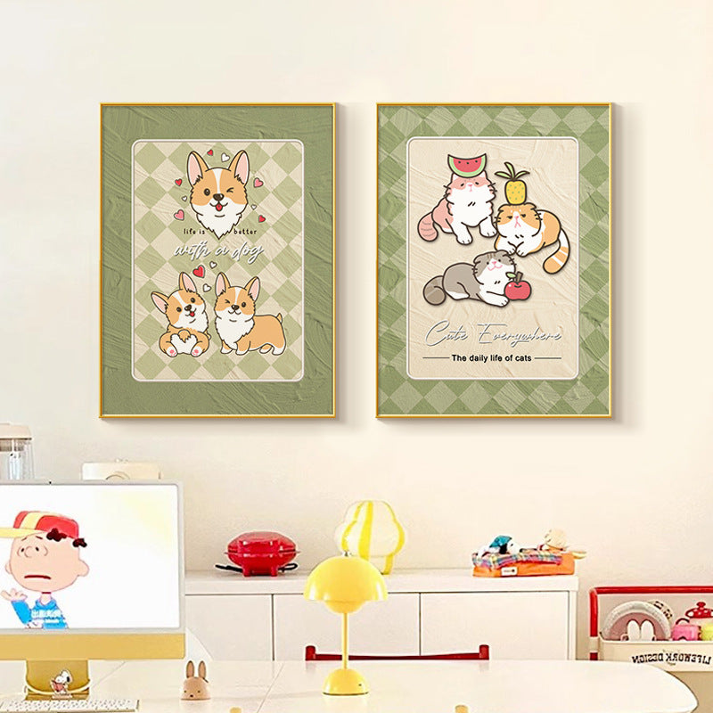 Decorative Dog-Themed Wall Art Homeandso