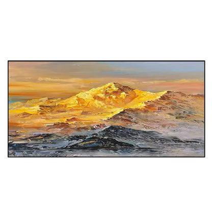 Mountain Landscape Textured Canvas Print Homeandso