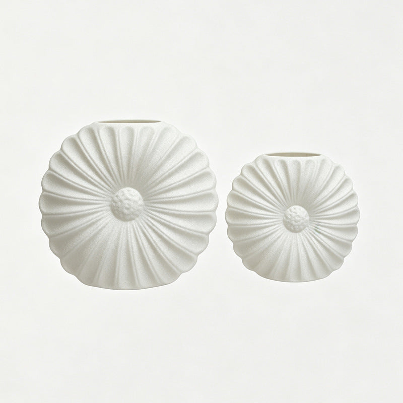 Artistic Fluted Decorative Planter