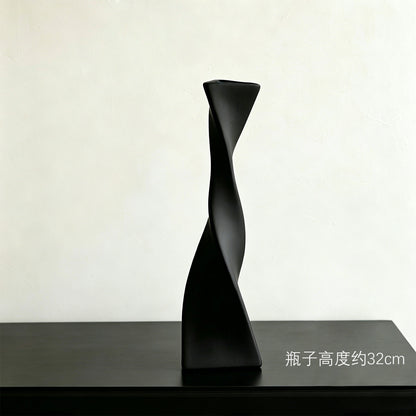 Elegant Twisted Decorative Vase