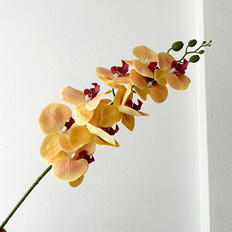 Elegant Faux Orchid Floral Stem