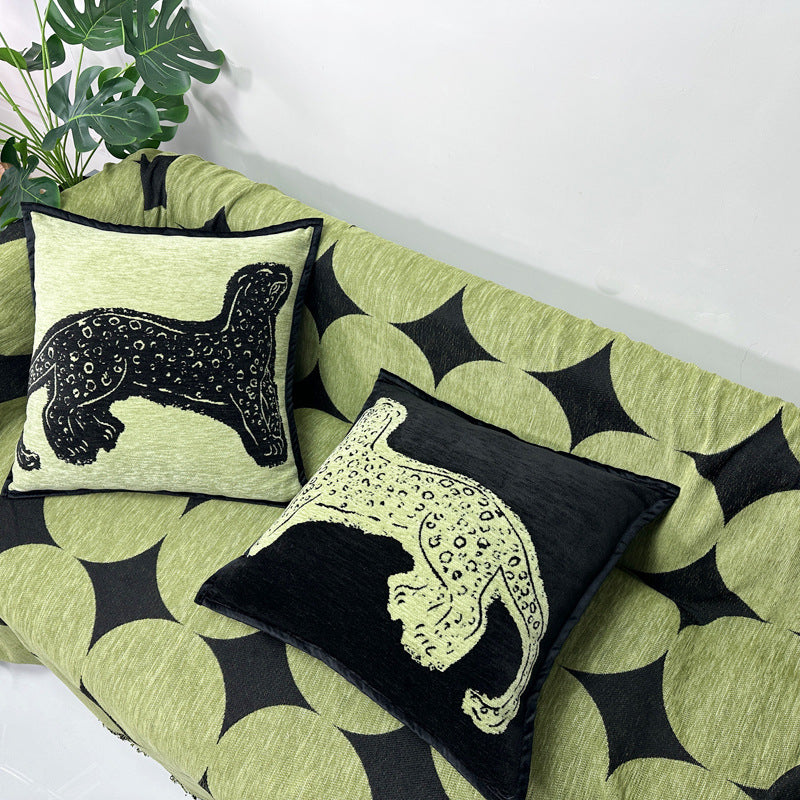 Abstract Geometric Decorative Cushion