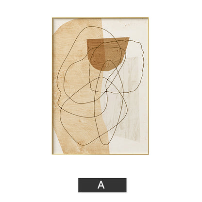 Abstract Framed Line Art Homeandso