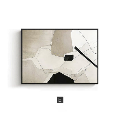 Abstract Minimalist Canvas Wall Art Homeandso