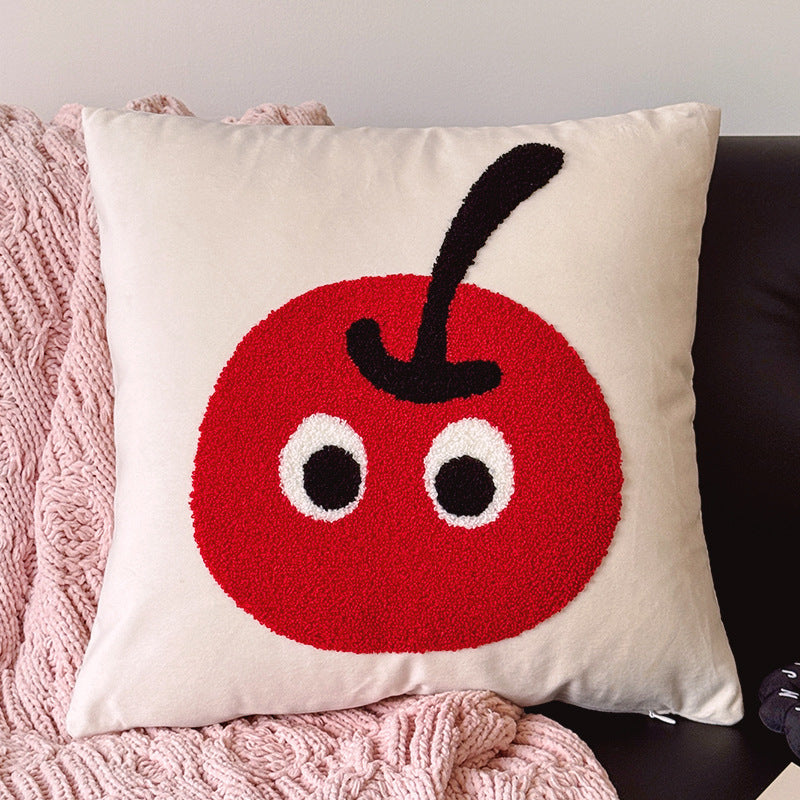 Star-Shaped Plush Cushion