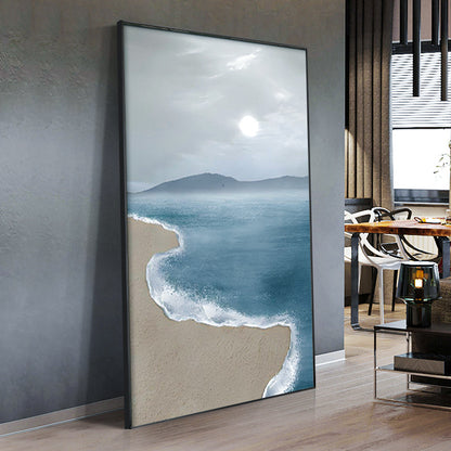 Coastal Beach Landscape Framed Wall Art Homeandso