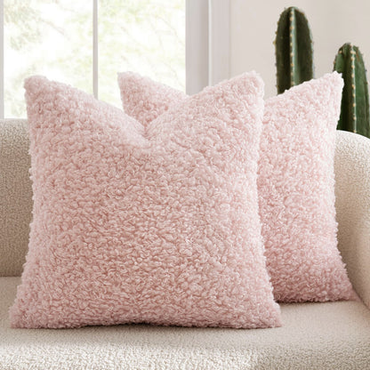 Fluffy Textured Decorative Pillow