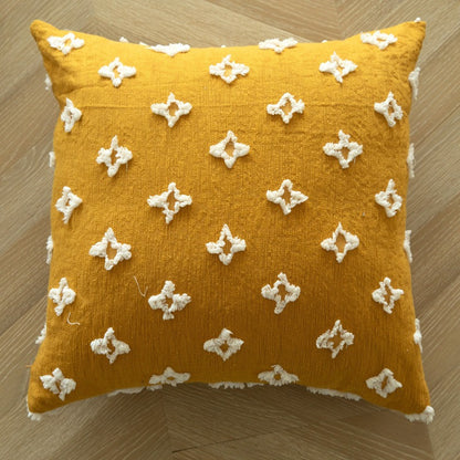 Textured Geometric Throw Pillow