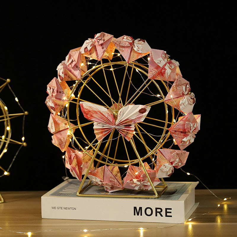 Decorative Metal Ferris Wheel Sculpture Homeandso