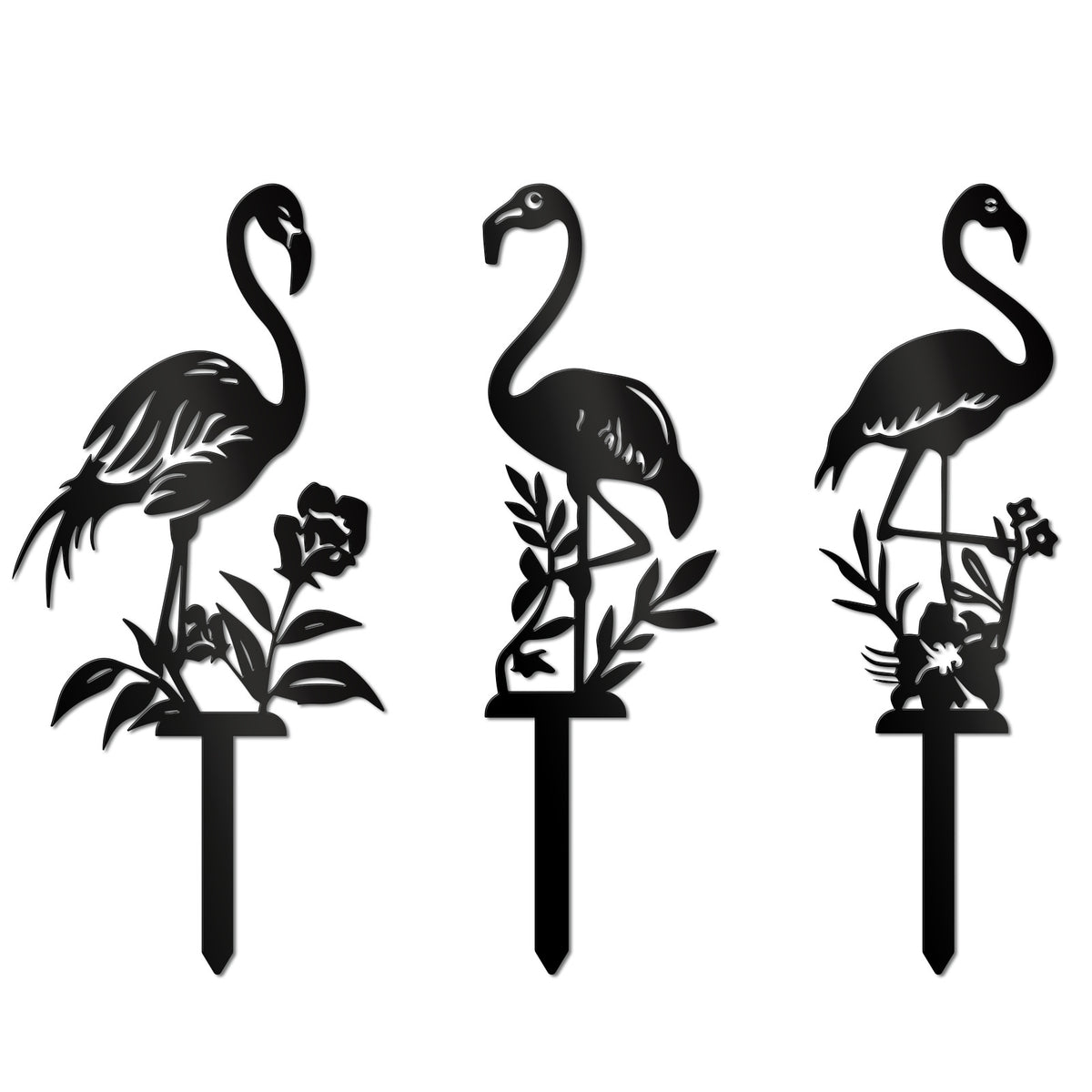 Decorative Flamingo Garden Stakes Homeandso