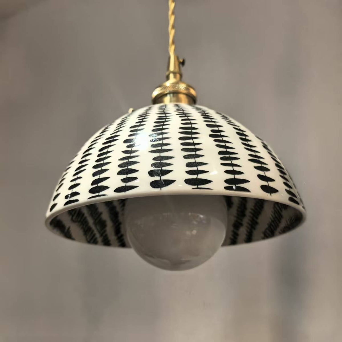 Vintage Circus-Style Pendant Lamp