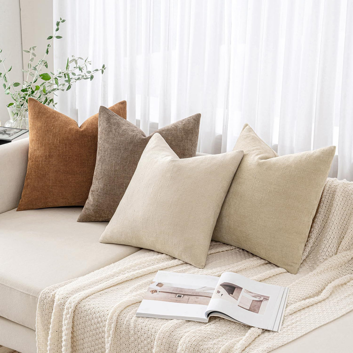 Textured Throw Pillow