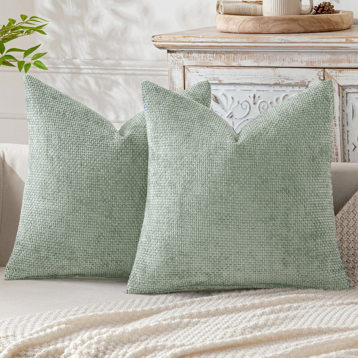 Textured Woven Pillow