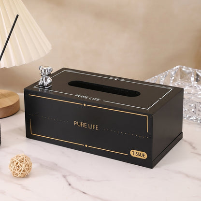 Cute Bear-Themed Tissue Box Holder Homeandso