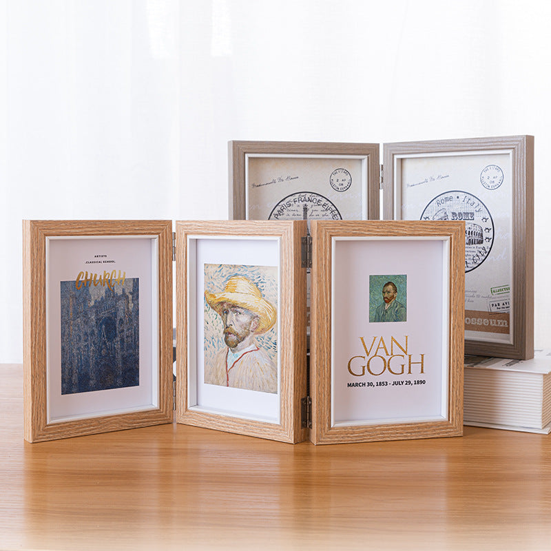 Faltbares Dreifach-Kunstdisplay-Rahmen