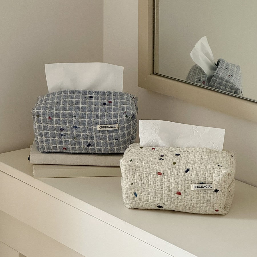 Cozy Fabric Tissue Box Cover