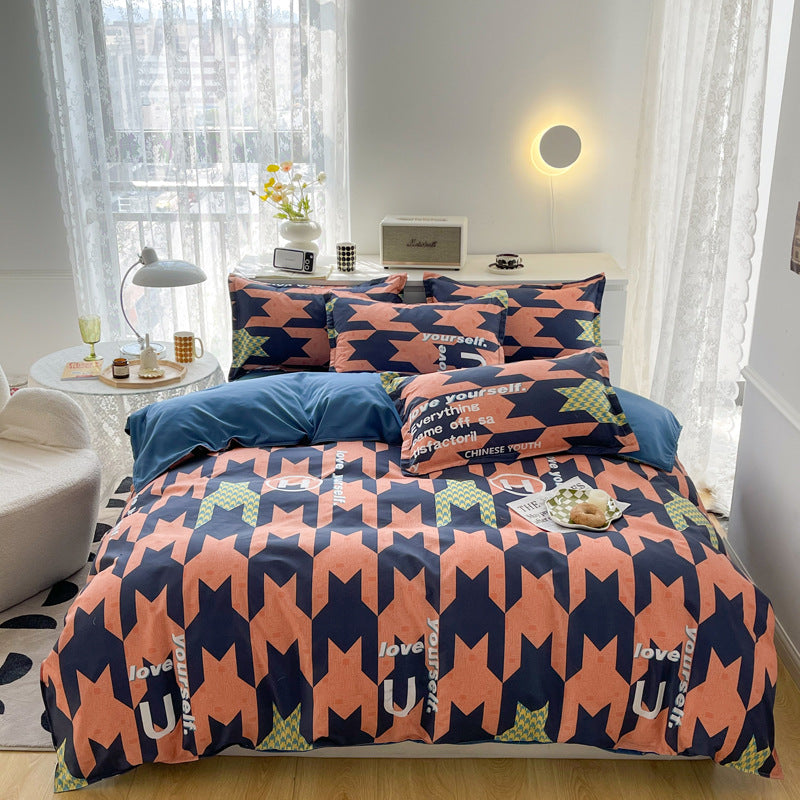 Playful Lion-Themed Duvet Cover Set Homeandso