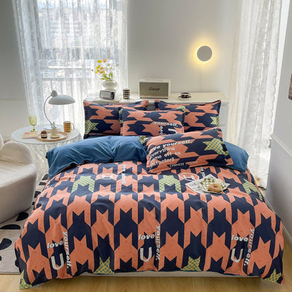 Playful Lion-Themed Duvet Cover Set Homeandso