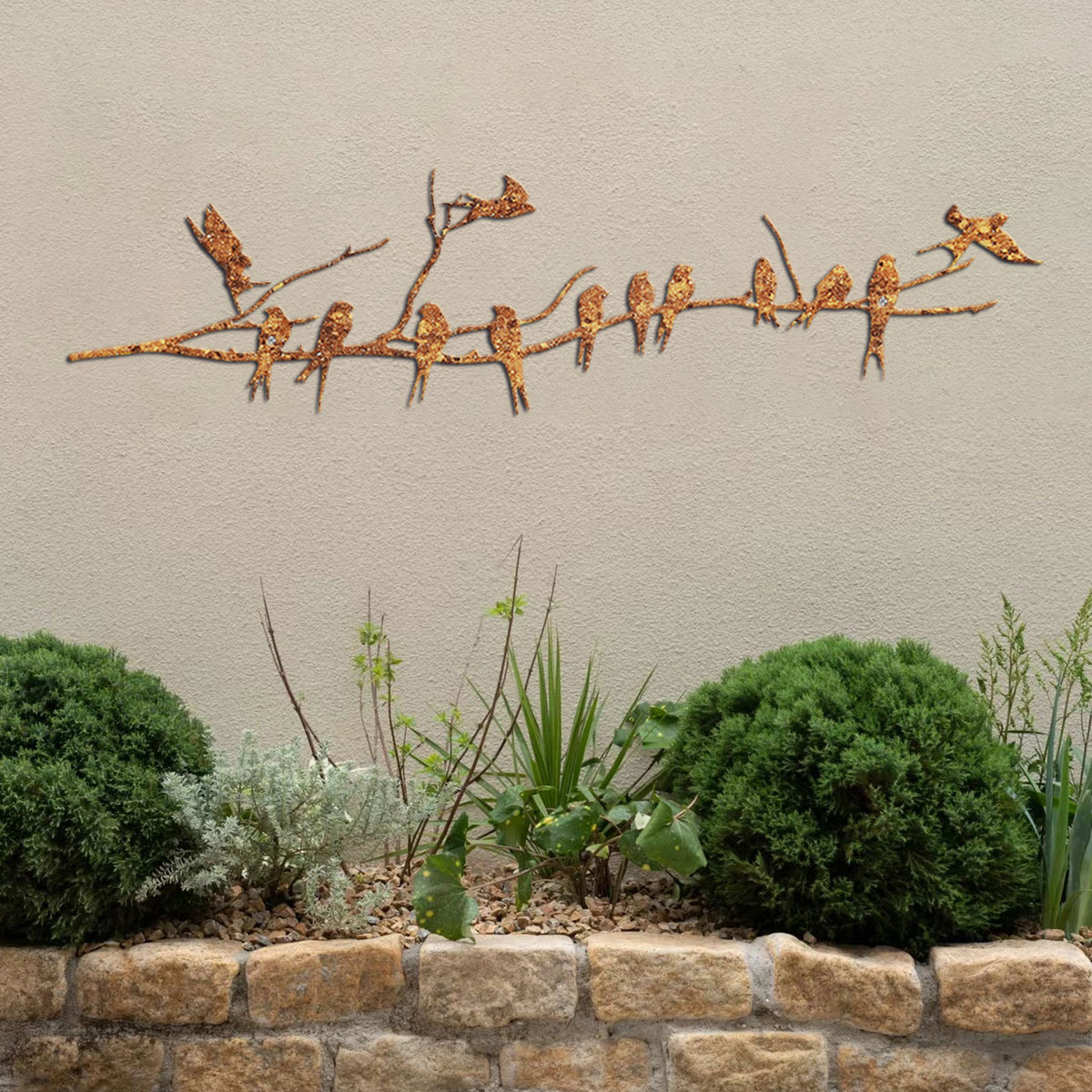 Decorative Metal Bird Wall Art Homeandso