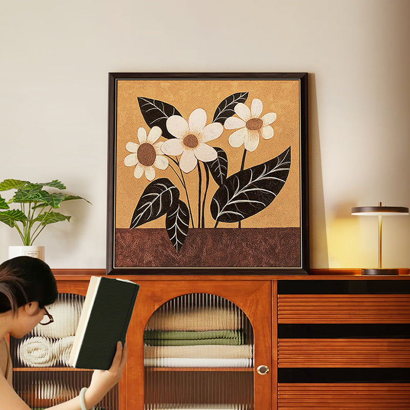 Decorative Framed Flower Art Homeandso