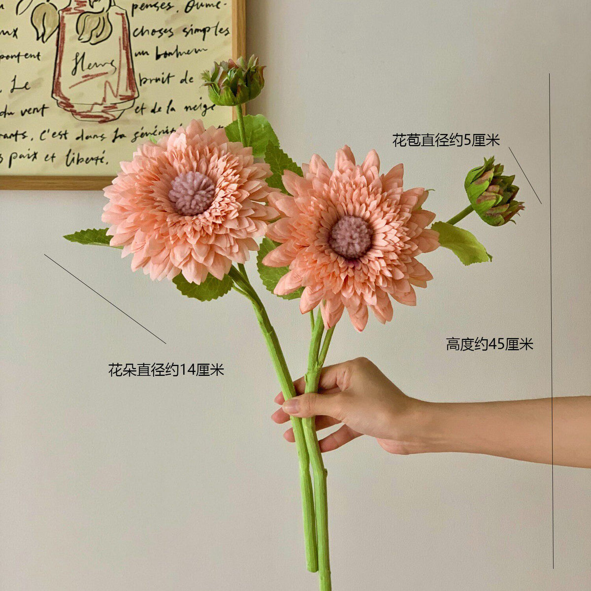 Realistic Artificial Flower Bouquet