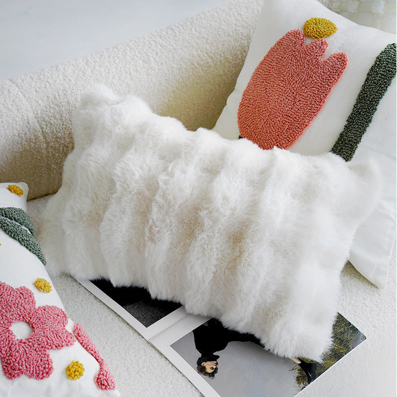 Embroidered Decorative Accent Pillow