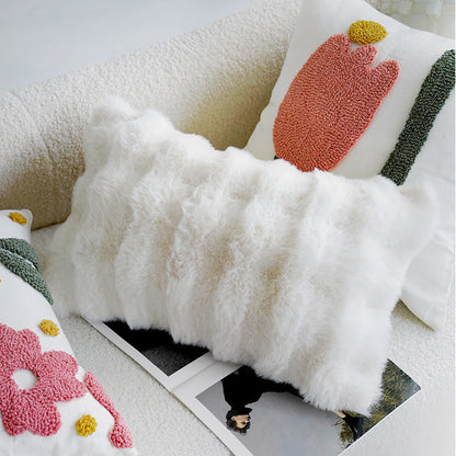 Embroidered Decorative Accent Pillow