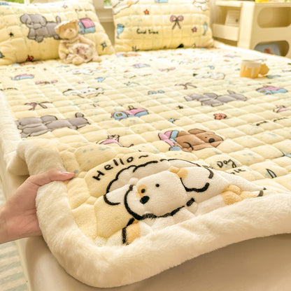 Plush Cartoon-Themed Blanket Homeandso