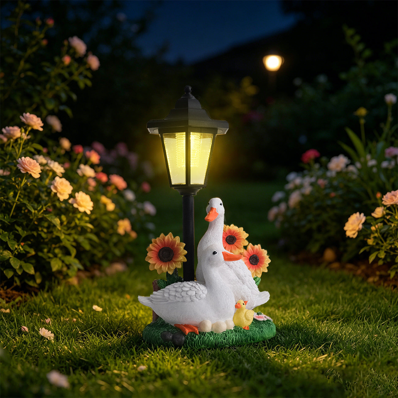 Elegant Swan Decorative Lamp Homeandso