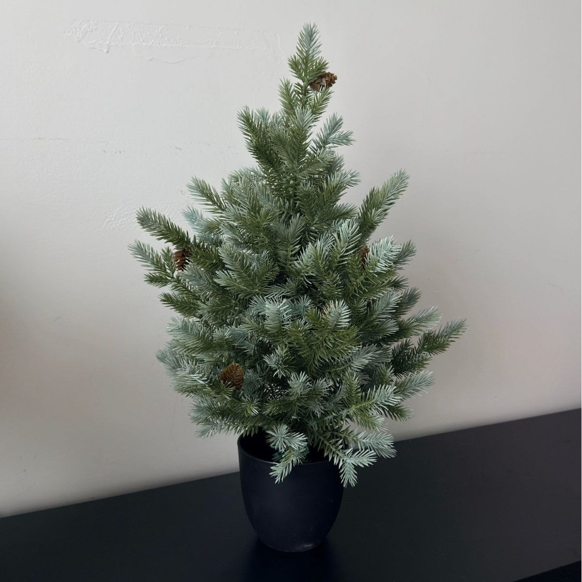 Lifelike Miniature Evergreen Tabletop Tree