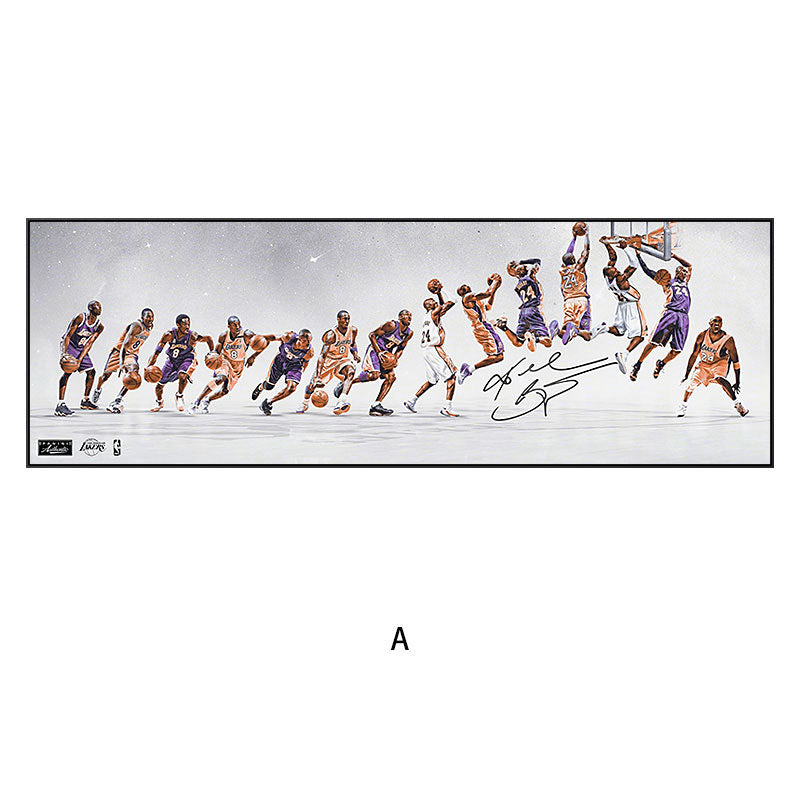 Men's Stylish Basketball Action Wall Art Print Homeandso