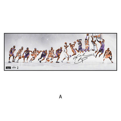 Men's Stylish Basketball Action Wall Art Print Homeandso