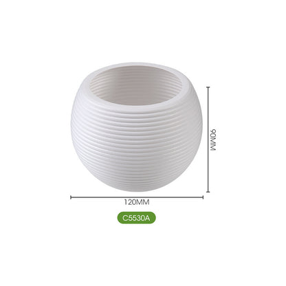 Contemporary Round Plant Pot Homeandso