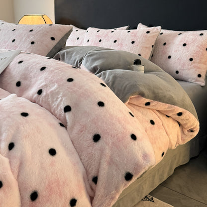 Luxurious Faux Fur Duvet Cover Set