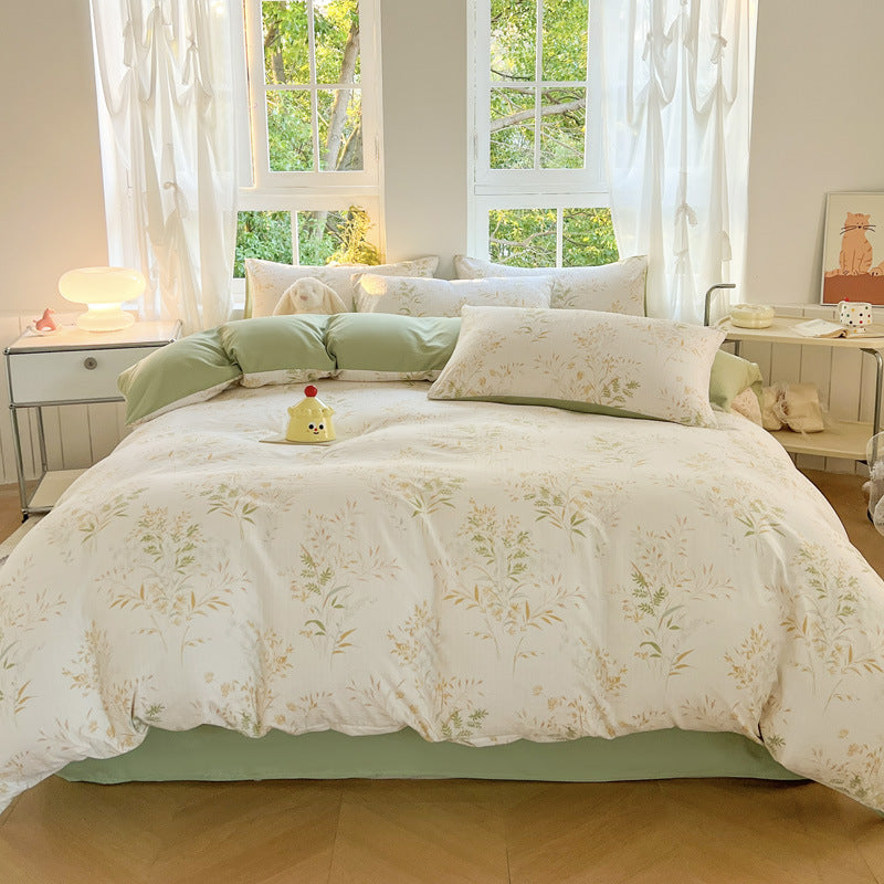 Playful Cartoon Animal-Themed Bedding Set Homeandso