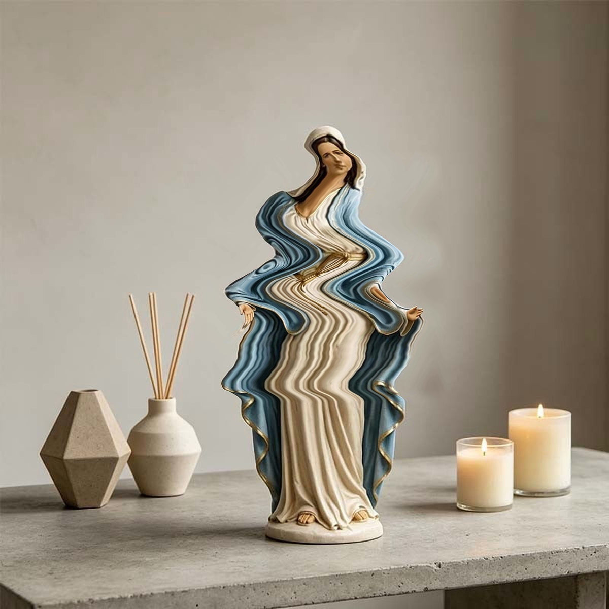 Decorative Virgin Mary Statue Homeandso