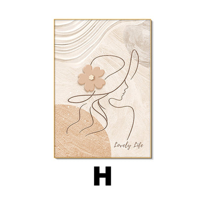 Elegant Framed Decorative Portrait Homeandso