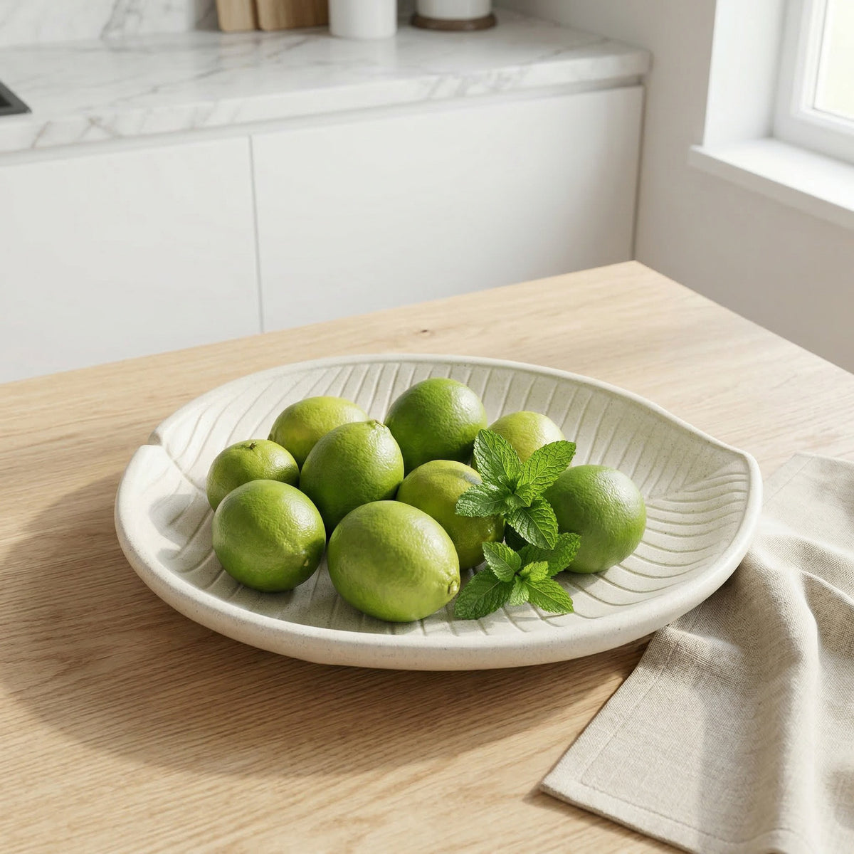 Leaf-Shaped Serving Dish