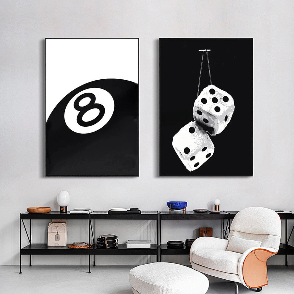 Fantasy-Themed Art Print Set Homeandso