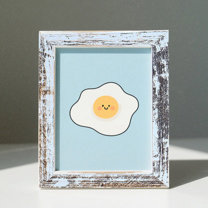 Whimsical Egg Art Frame