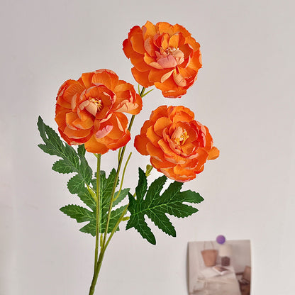 Lifelike Artificial Peony Floral Stem