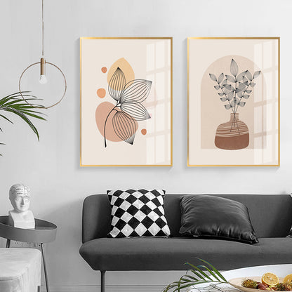 Artistic Geometric Vase Art Print Homeandso