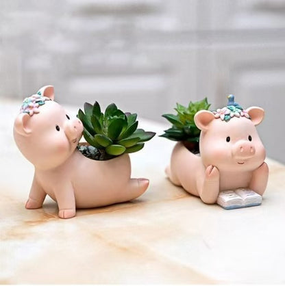 Cute Pig Planter Homeandso