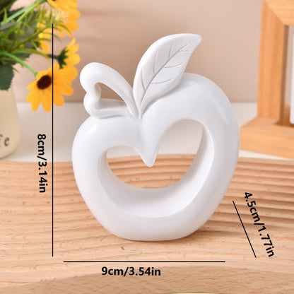 Contemporary Apple-Shaped Sculpture Homeandso