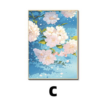Floral Botanical Print Wall Art Homeandso