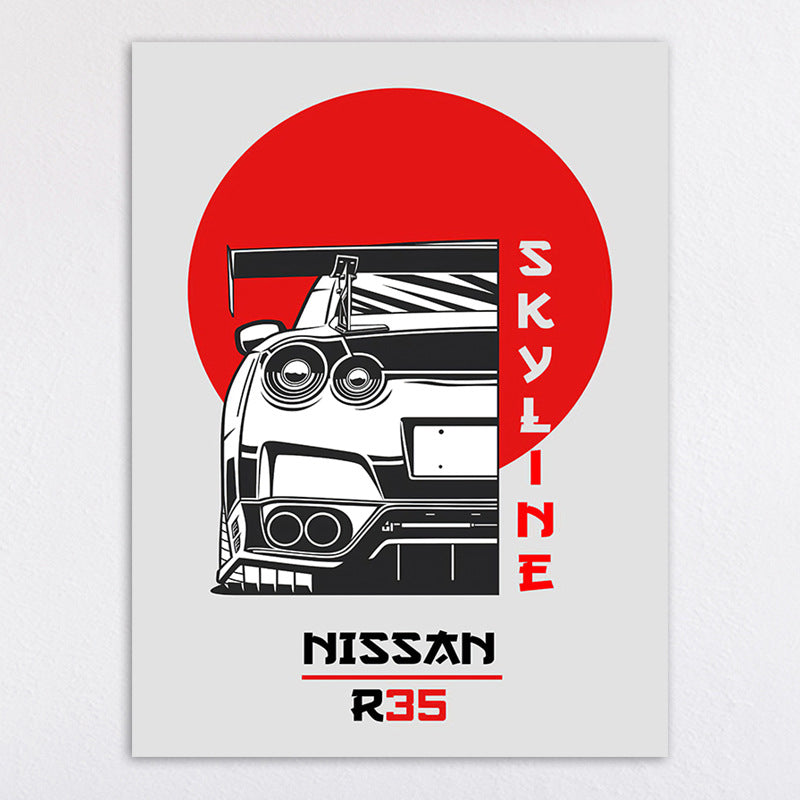 Automotive Art Print Homeandso