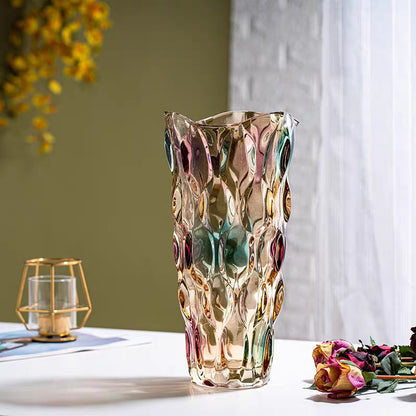 Dekorative Glasvase für die Innendekoration