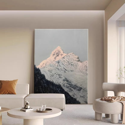 Mountain Landscape Textured Canvas Print Homeandso